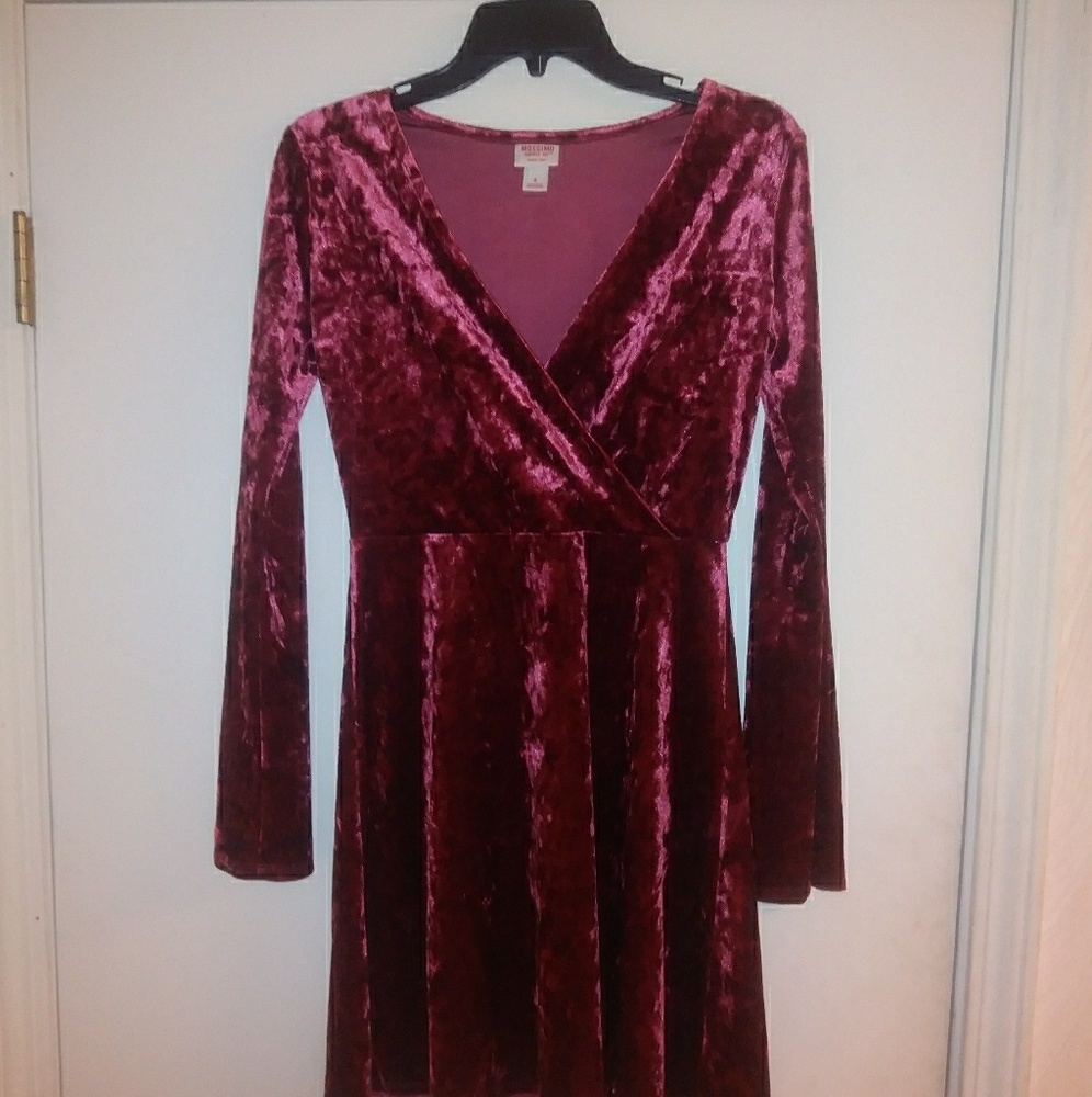 Mossimo Crushed Velvet Dress